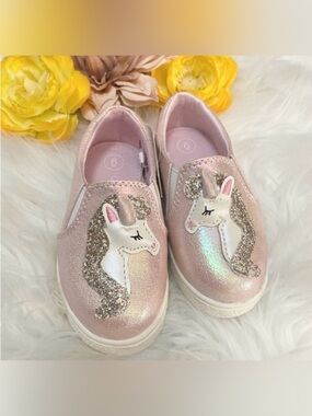 Unicorn Slip On Sneakers Toddlers Sz 6 Toddler Girl NEW!
